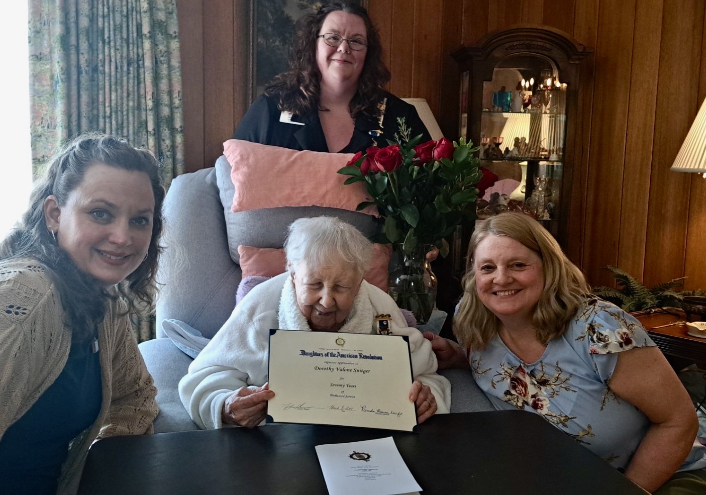 Members of Jamestown DAR honor longtime member Snitger | News, Sports, Jobs - Vimarsana News